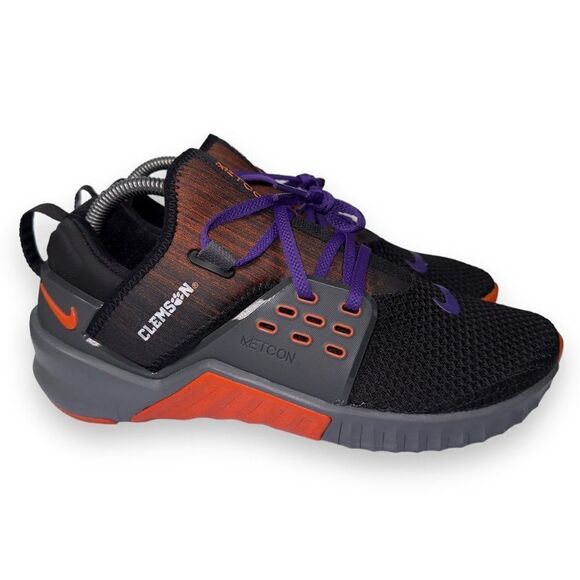 Nike Free X Metcon 2 Performance Sneakers "Clemson Tigers" CQ8150-001 Men's 8.5 - Picture 4 of 11